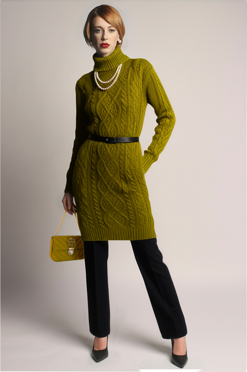 OCHER DRESS
