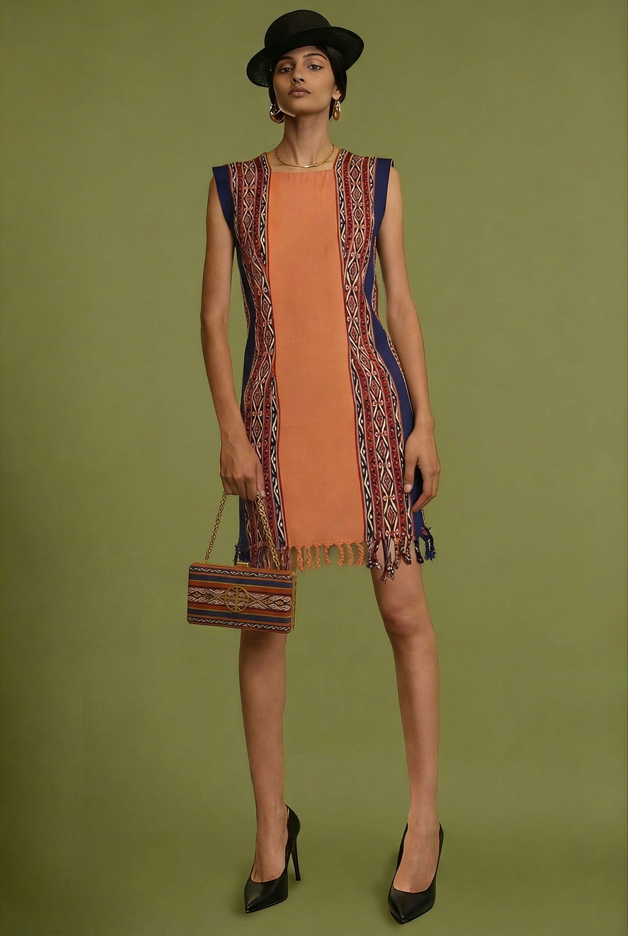 WOOL LOOM MICRO DRESS