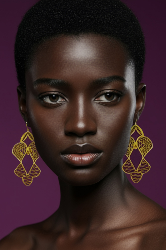 HEXAGON EARRINGS