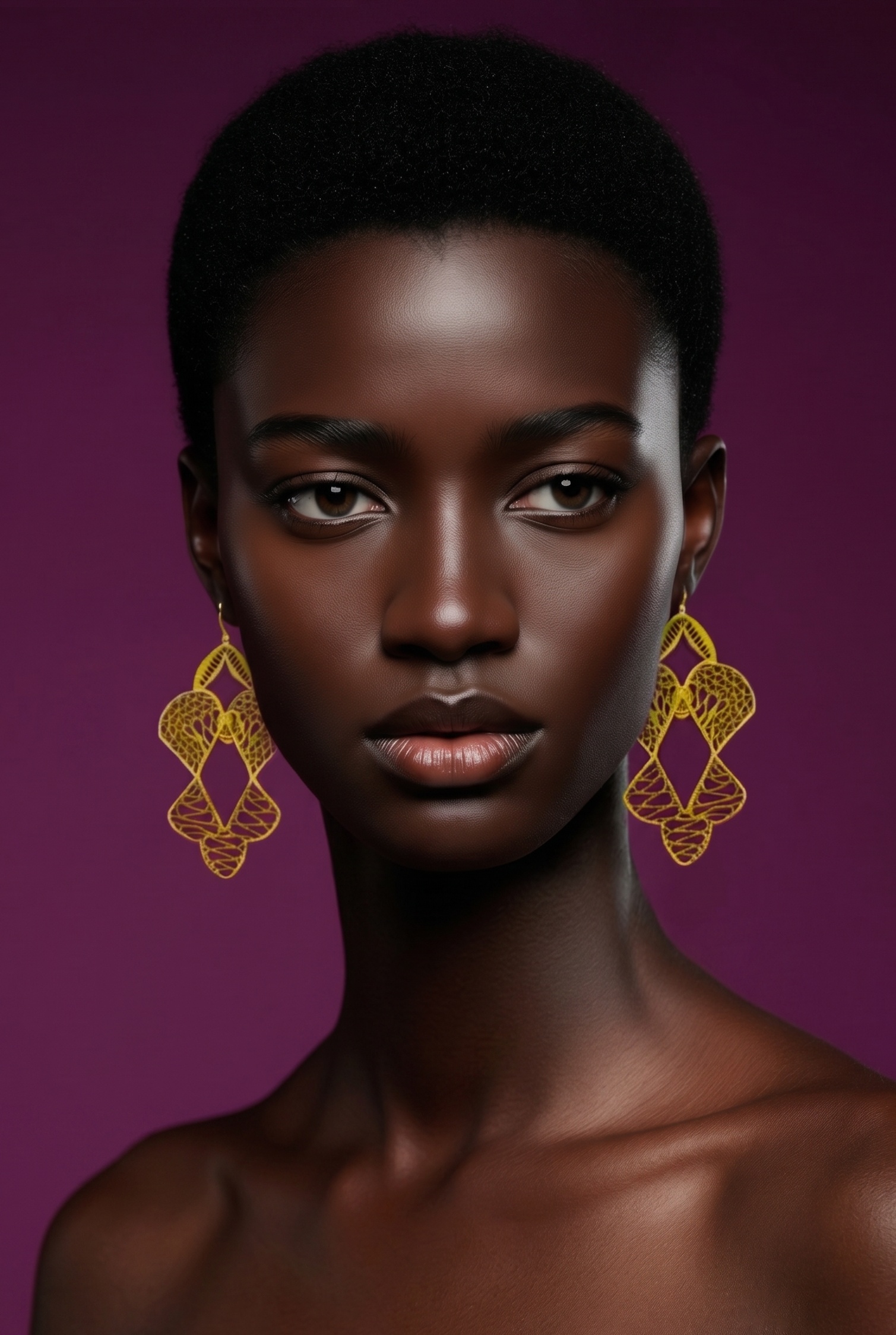 HEXAGON EARRINGS