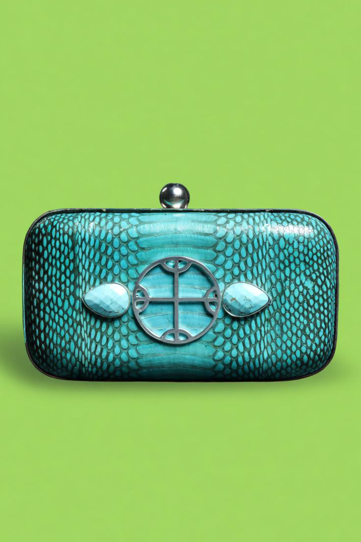 Turquoise Clutch